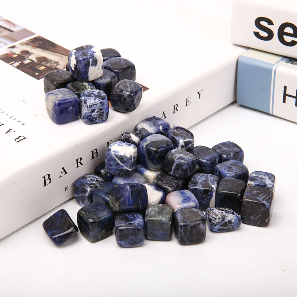 Sodalite 1.5-2cm Cubes Bag for Healing & Energy