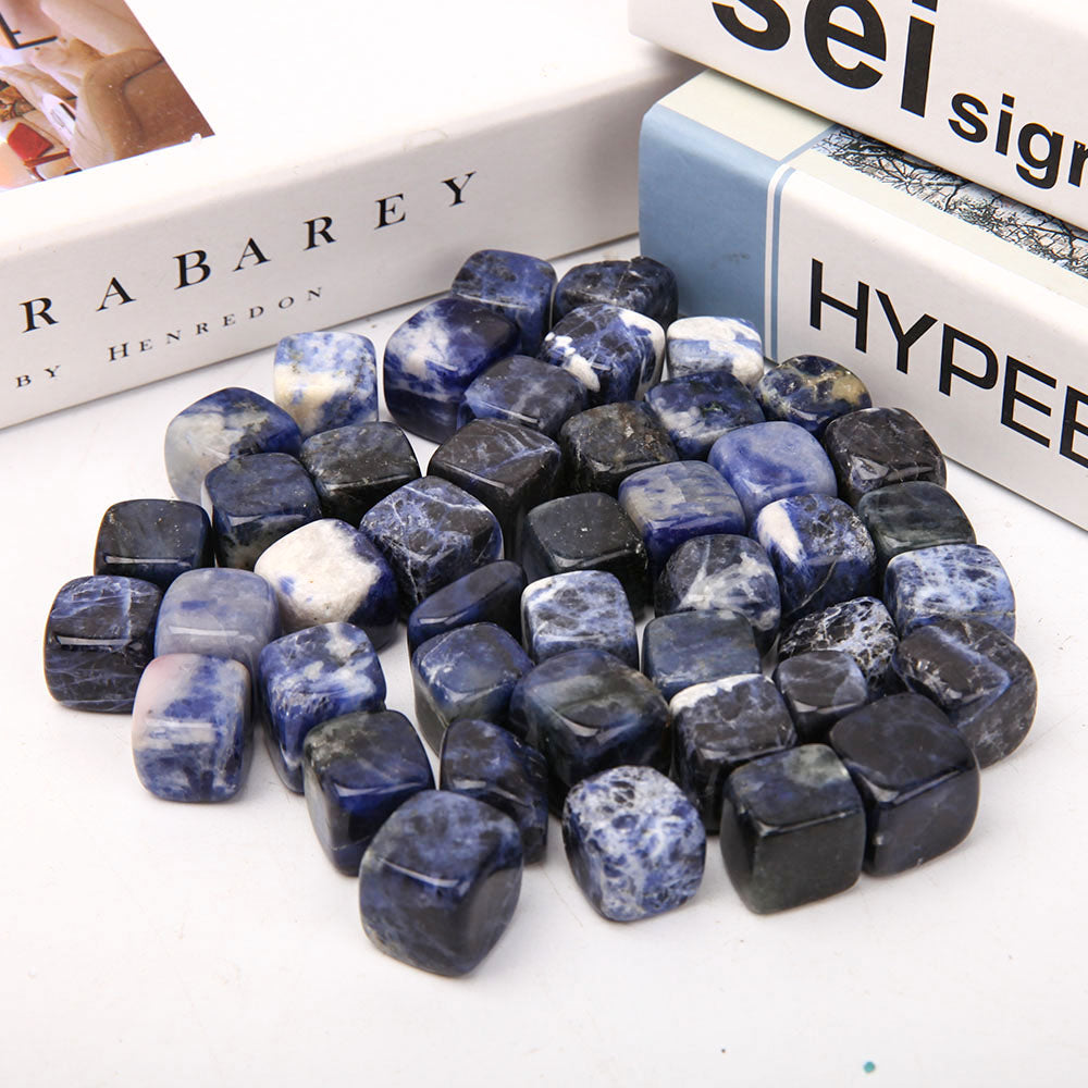 Sodalite 1.5-2cm Cubes Bag for Healing & Energy