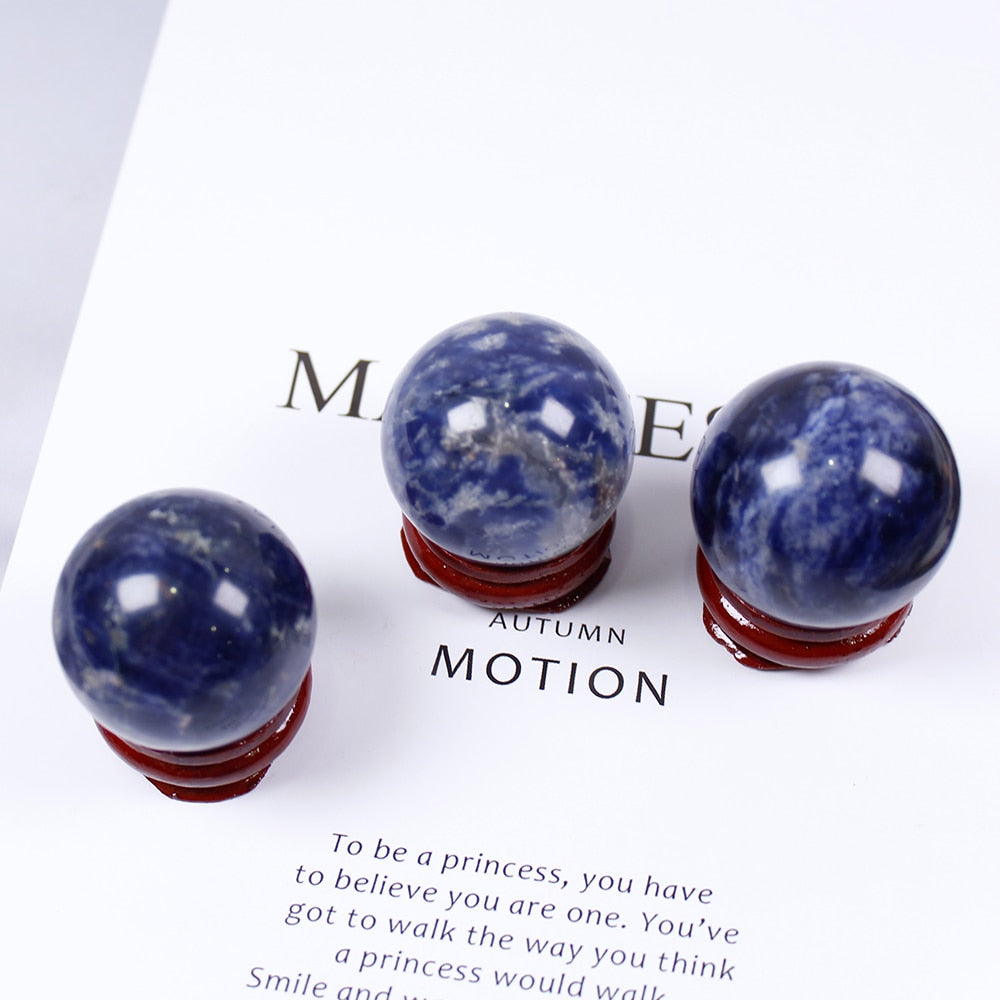 Sodalite Crystal Ball for Intuition and Harmony