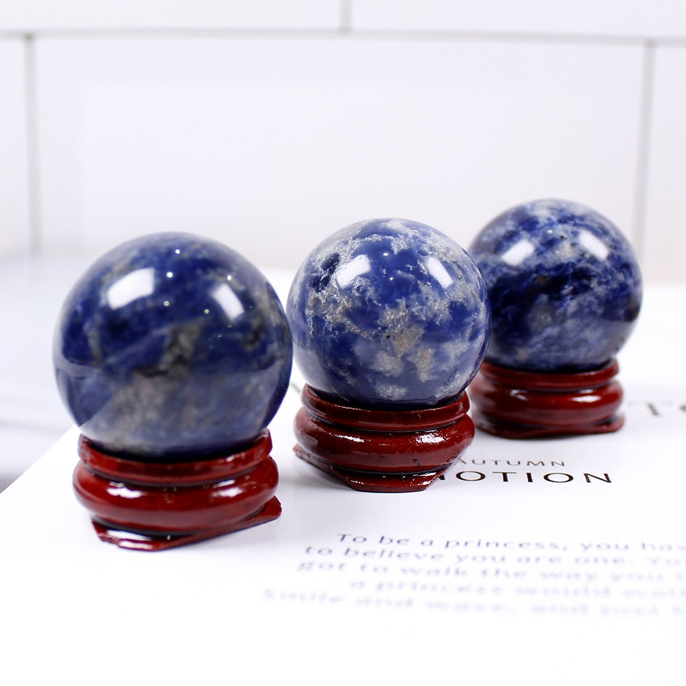 Sodalite Crystal Ball for Intuition and Harmony