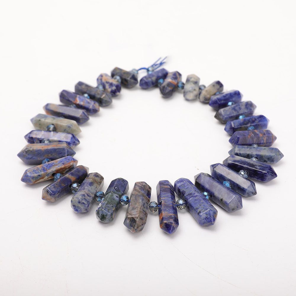 Sodalite Crystal Spiritual Necklace 42cm Healing Energy