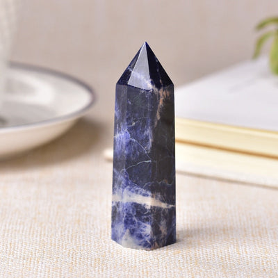 Sodalite Crystal Tower for Energy Healing