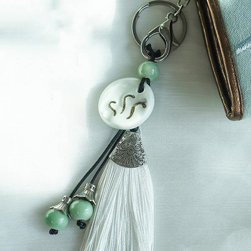 Spiritual Magnolia Embroidered Wallet | Large Capacity Purse