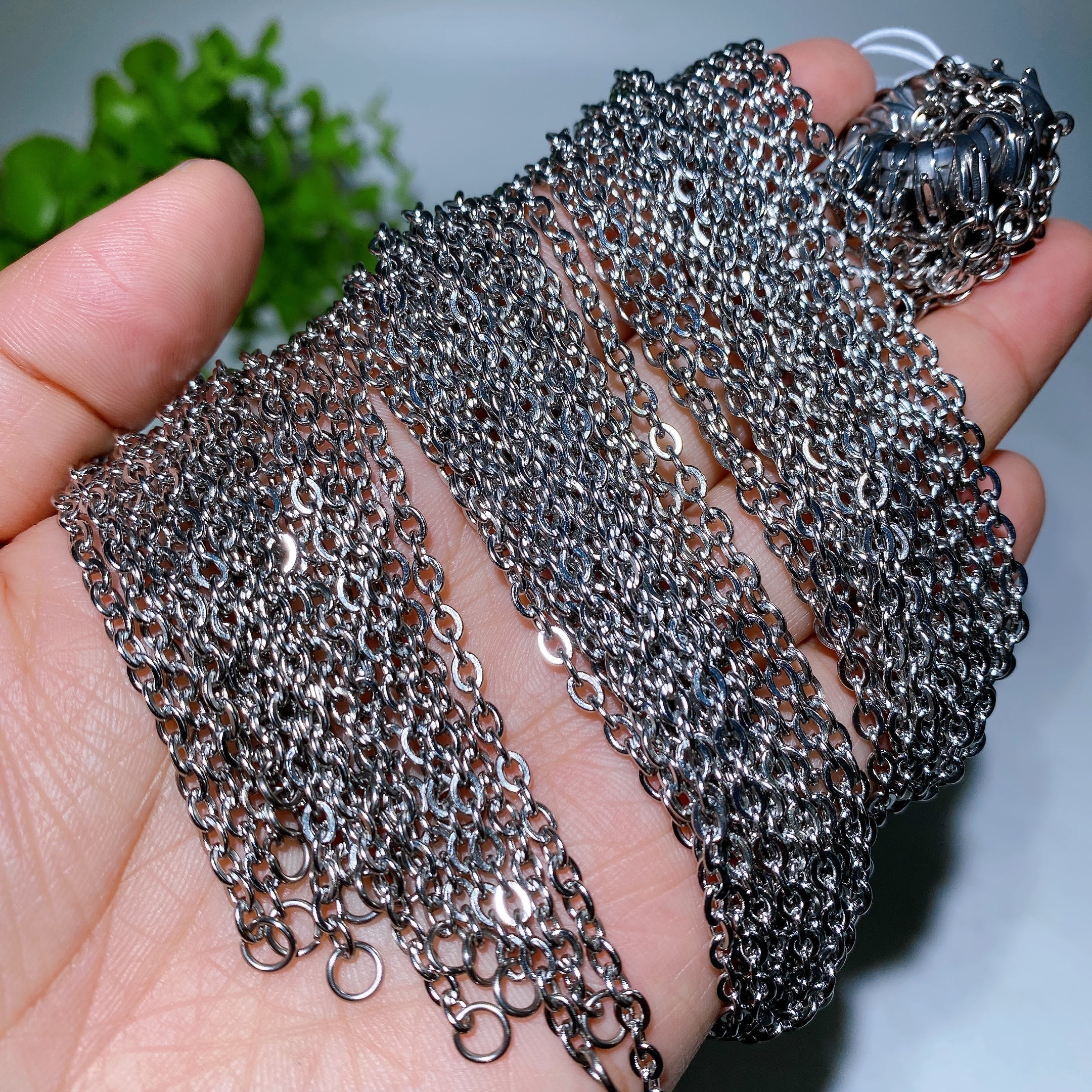 Stainless Steel Spiritual Necklace 45-60cm for Healing Protection