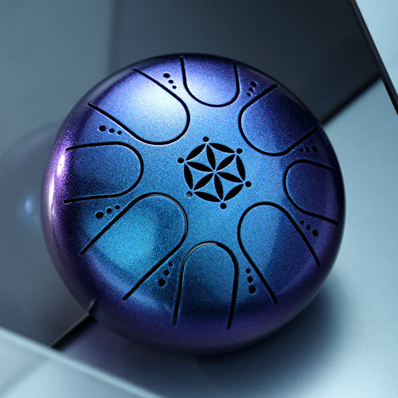 C Steel Tongue Drum 8 Note 5 Inch for Healing Meditation