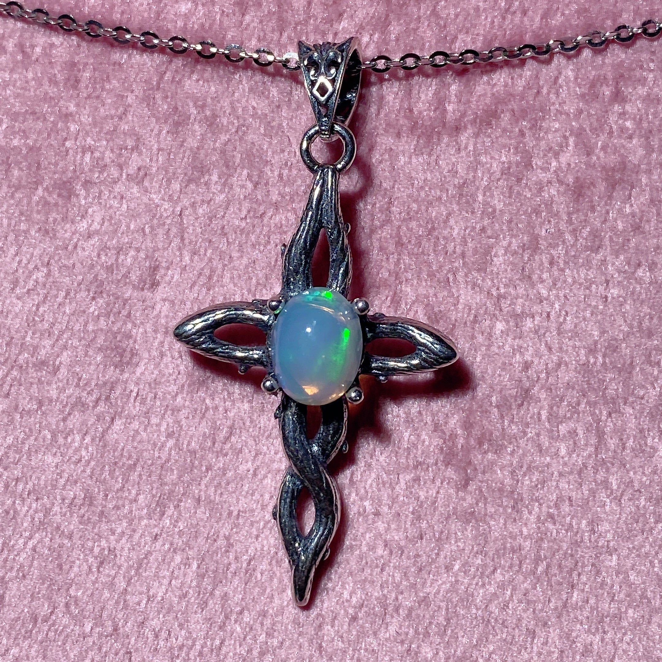 Sterling Silver Amethyst Pendant for Healing & Meditation