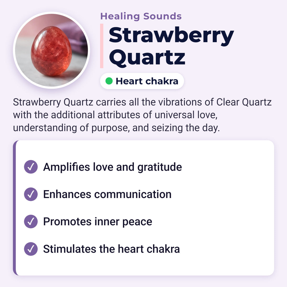 Double Wrap Strawberry Quartz Love Healing Bracelet, strawberry quartz meaning, benefits and chakras