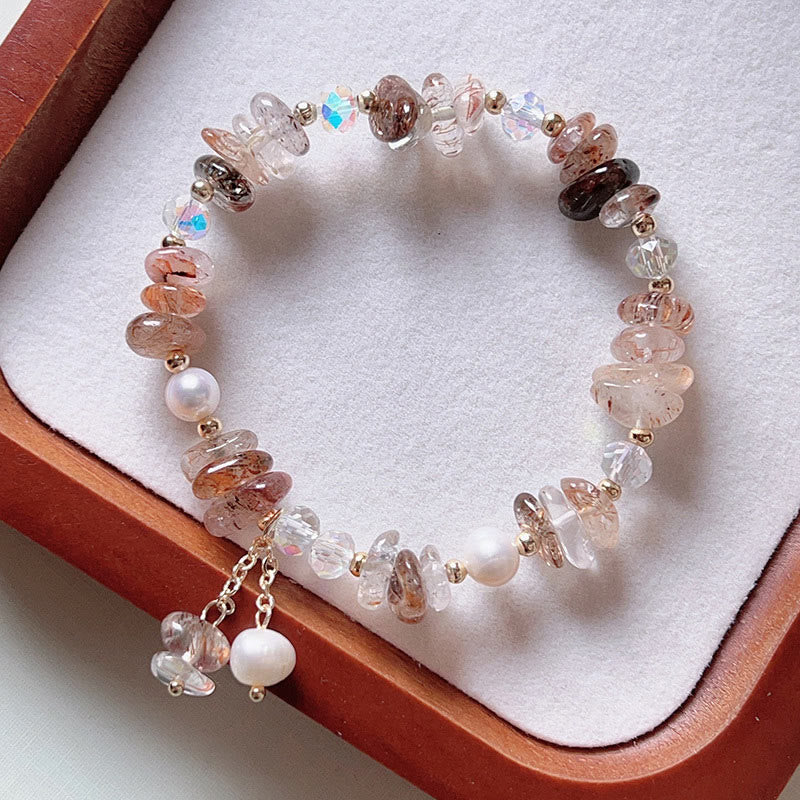 Super Seven Crystal Spiritual Healing Bracelet for Women 13-16cm