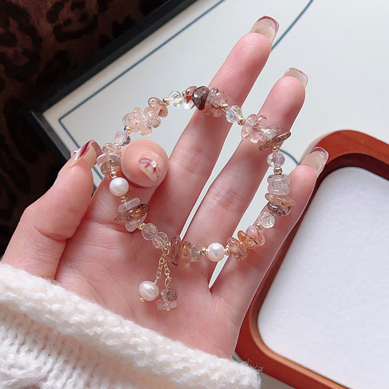 Super Seven Crystal Spiritual Healing Bracelet for Women 13-16cm