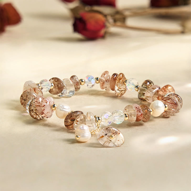 Super Seven Crystal Spiritual Healing Bracelet for Women 13-16cm