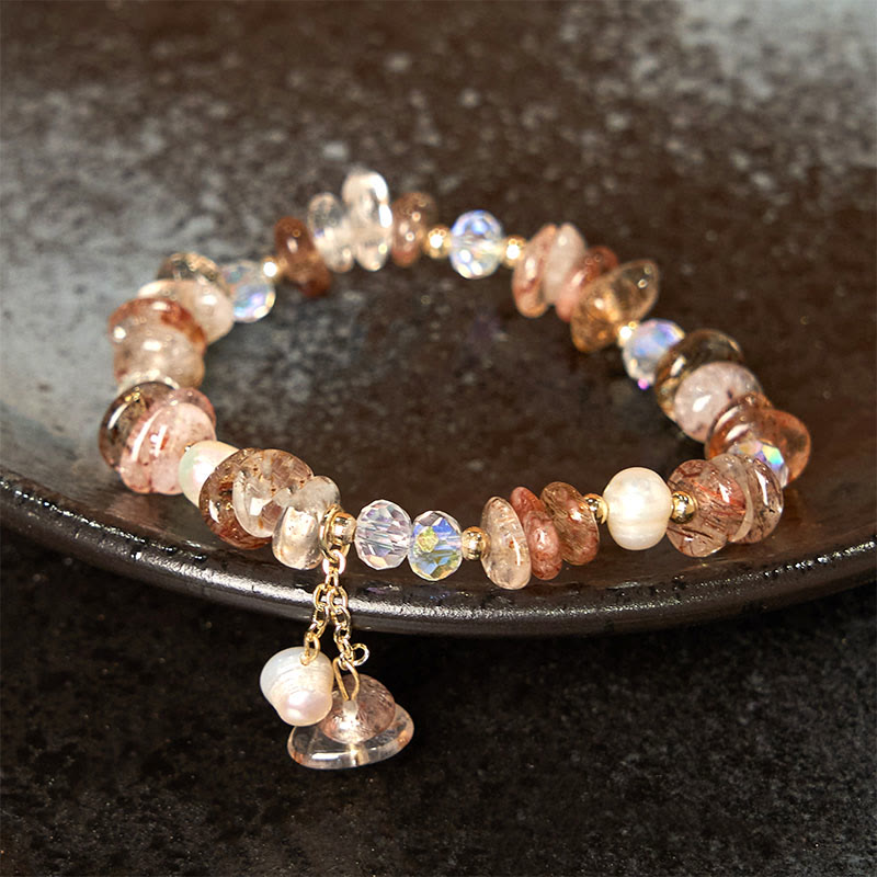 Super Seven Crystal Spiritual Healing Bracelet for Women 13-16cm