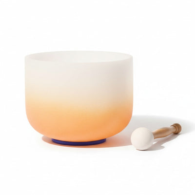 Crystal Singing Bowl - Sacral Chakra D Note Meditation Bowl