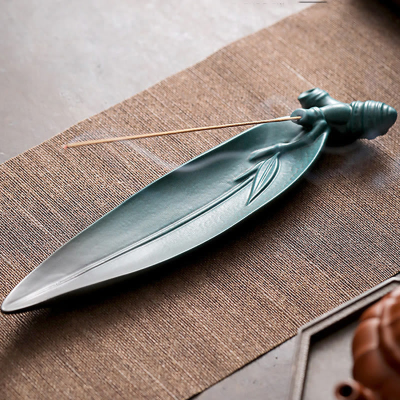 Three Stones Ceramic Incense Burner for Meditation Supplies