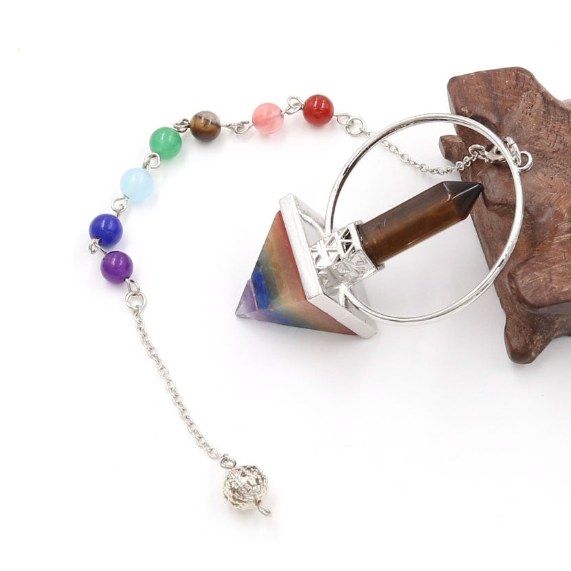 Tiger Eye Crystal Pendulum for Insight Practices