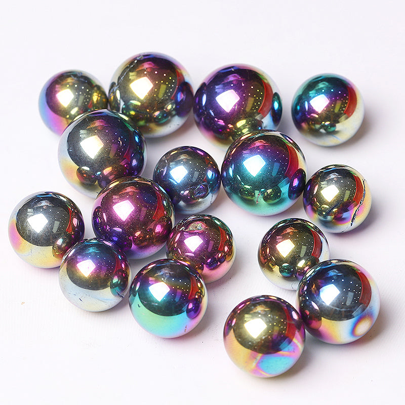 Titanium Aura Crystal Spheres for Healing 0.7"-1.0kg