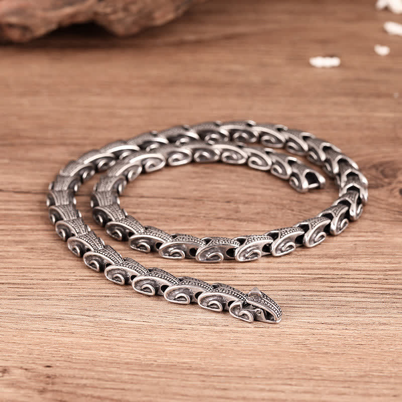 Titanium Steel Dragon Protection Necklace Pendant Bracelet