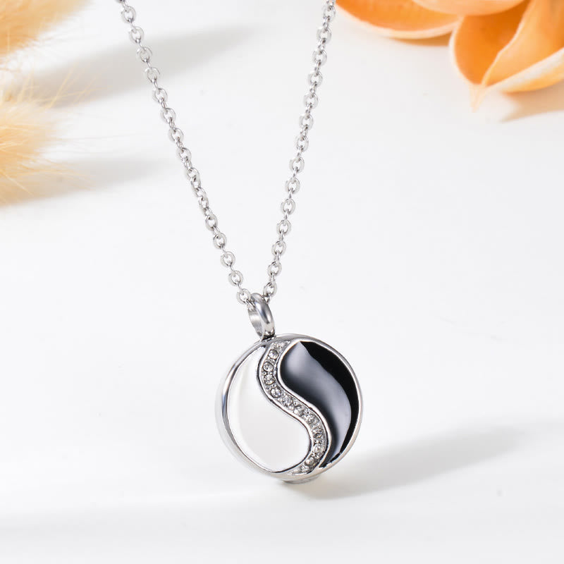 Titanium Steel Yin Yang Necklace | Harmony & Balance Symbol