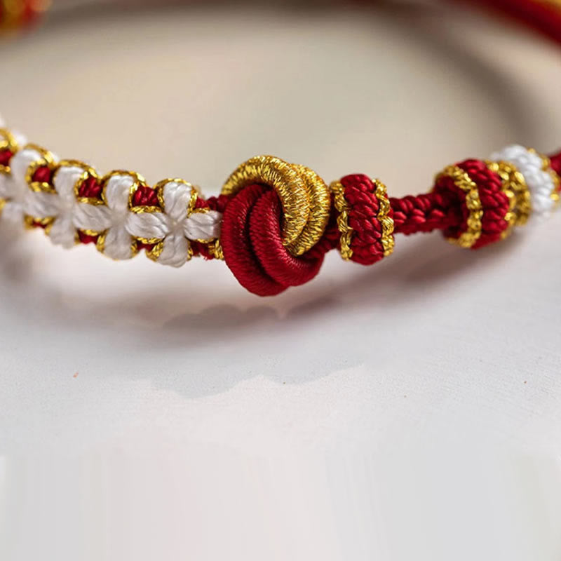 True Love Knot Red String Bracelet for Protection & Luck