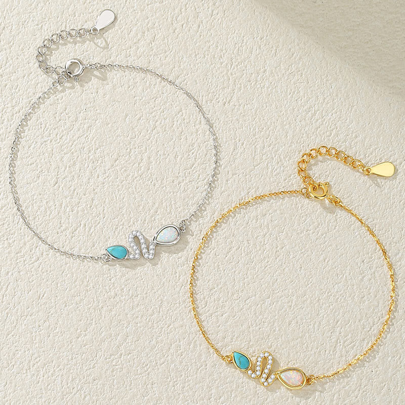 Turquoise Opal Snake Protection Bracelet 2025