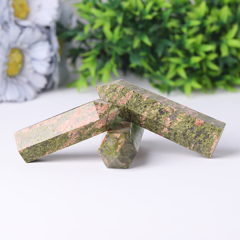 Unakite Crystal Towers 2.4-4.5 Inch Healing Points