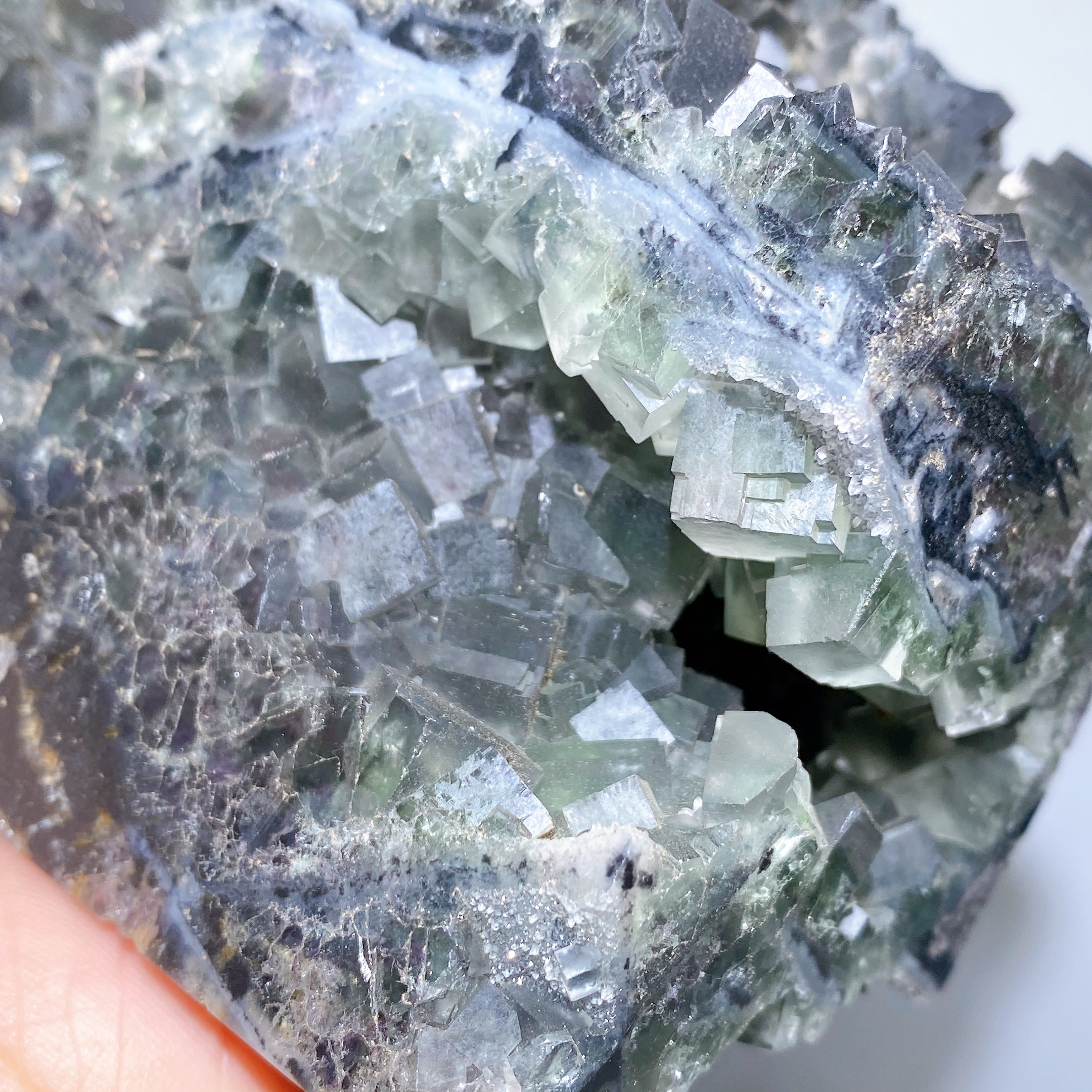 Unique 20cm Sphalerite & Fluorite Crystal Specimen Healing