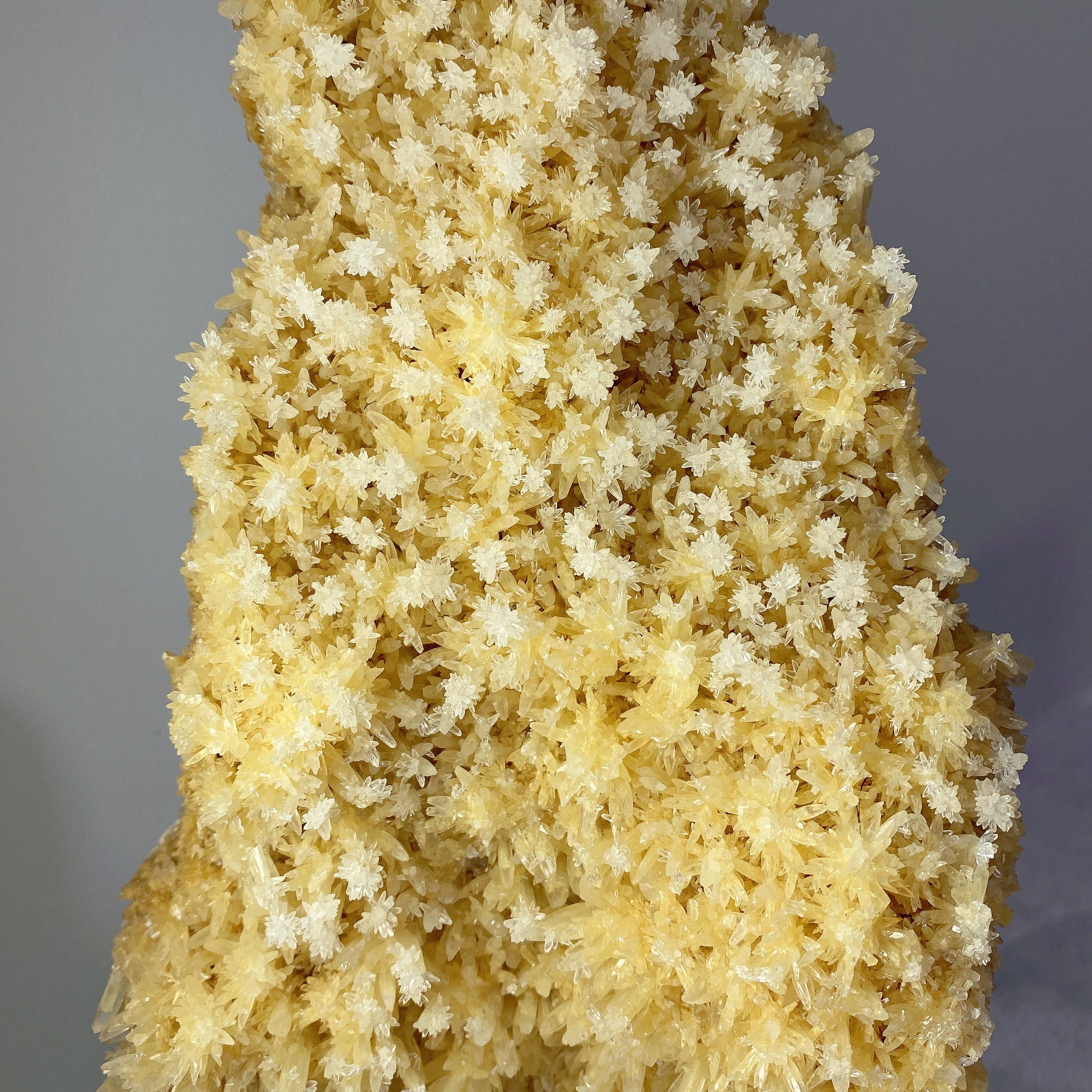 Unique Calcite Cluster Crystal Specimen 26cm with Stand