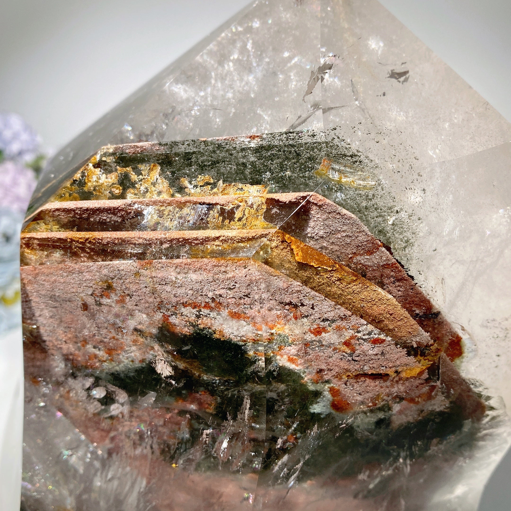 Unique Garden Quartz Crystal Tower 19cm Healing Energy