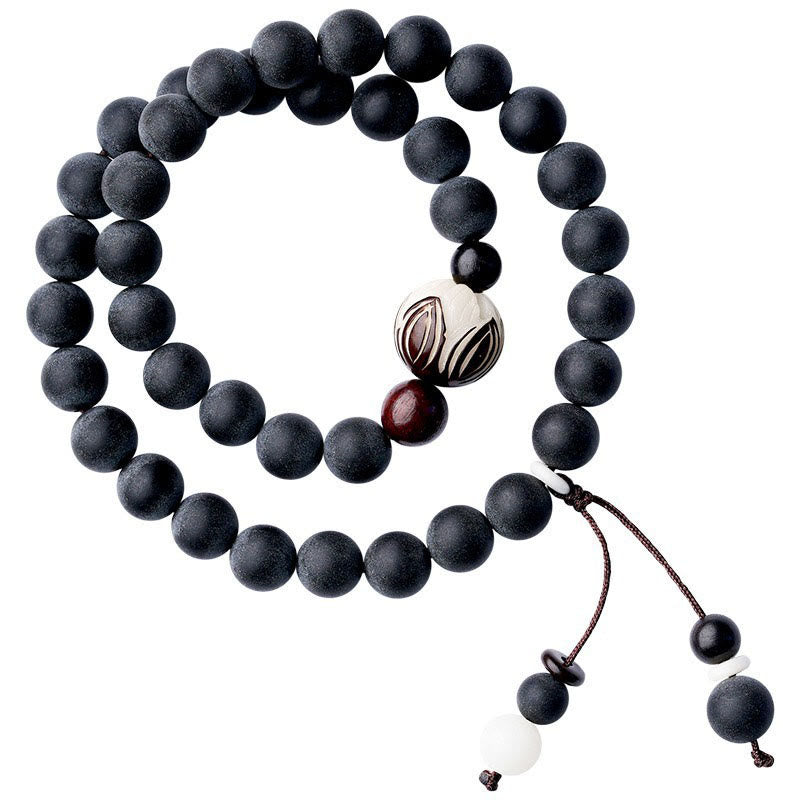 Unisex Tibetan Cypress Bodhi Lotus Healing Bracelet