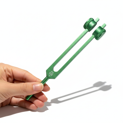 528 Hz Solfeggio Tuning Fork - Chakra Weighted Resonance