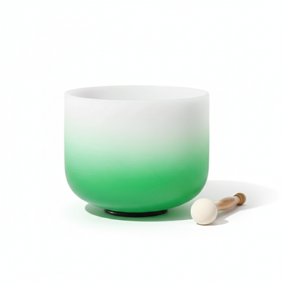 Crystal Singing Bowl - Heart Chakra F Note Meditation Bowl