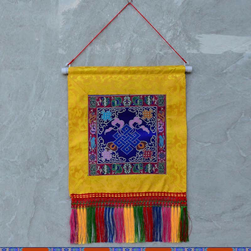 Vajra Wall Art with Bagua Map | Feng Shui Decor 32cm