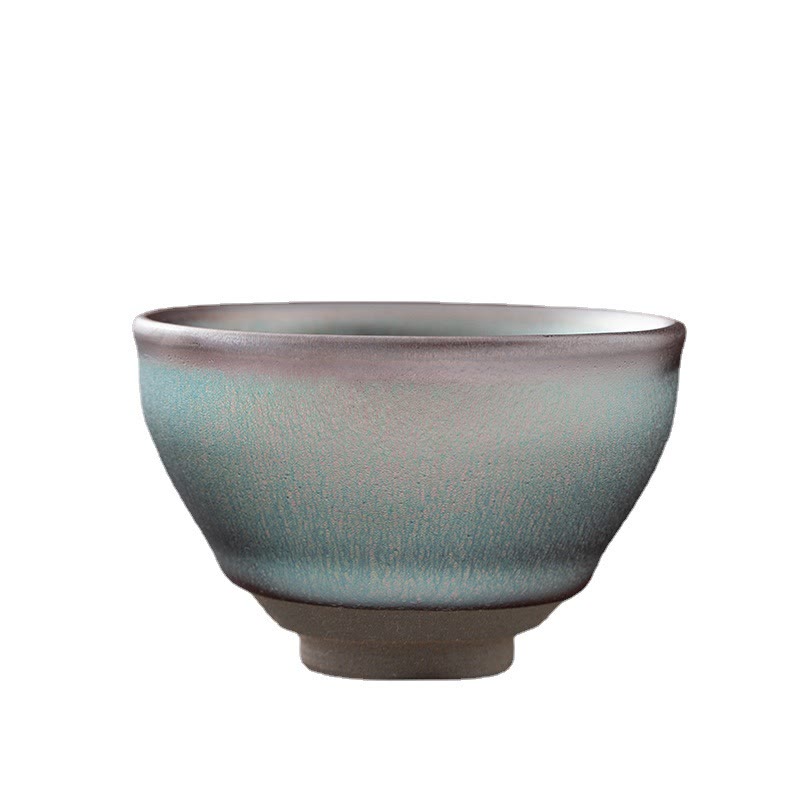 Vintage Pink Chinese Jian Zhan Kiln Change Ceramic Tea Cup 110ml