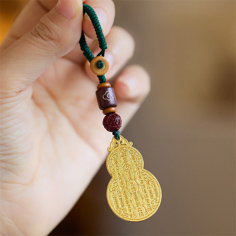 Wu Lou Copper Gourd Fu Character Spiritual Key Chain