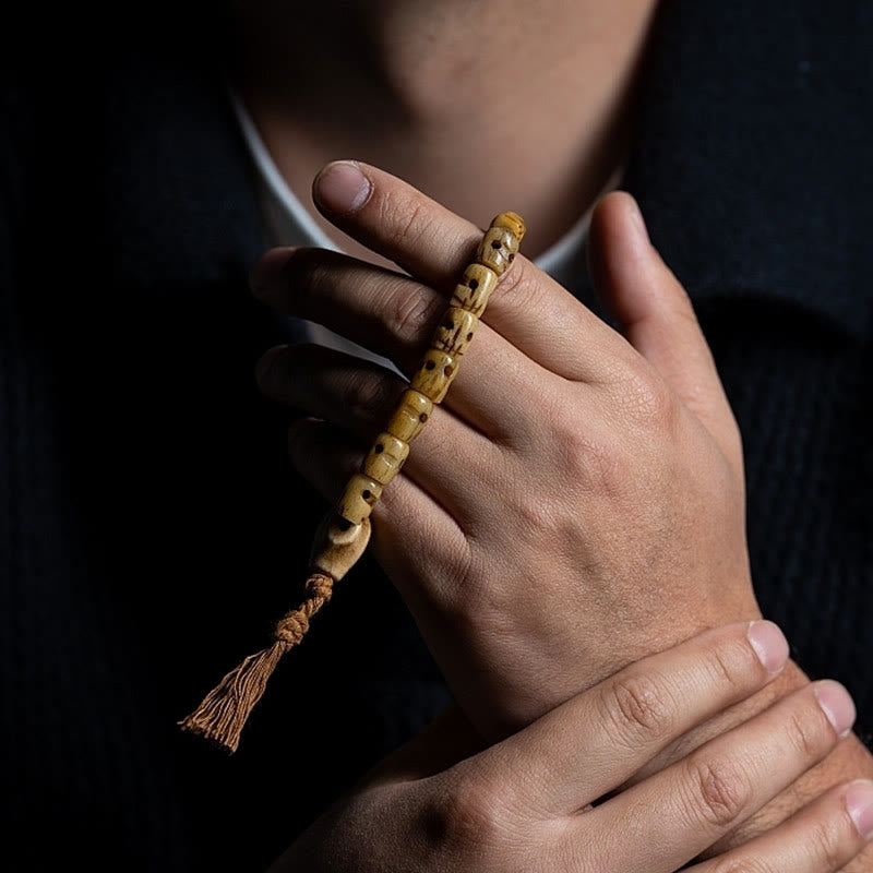 Yak Bone Spiritual Bracelet | Protection & Balance Energy