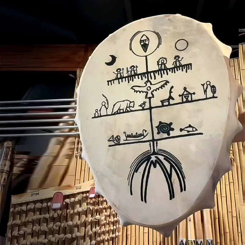 Yakut Siberian Shamanic Drum Handmade Instrument