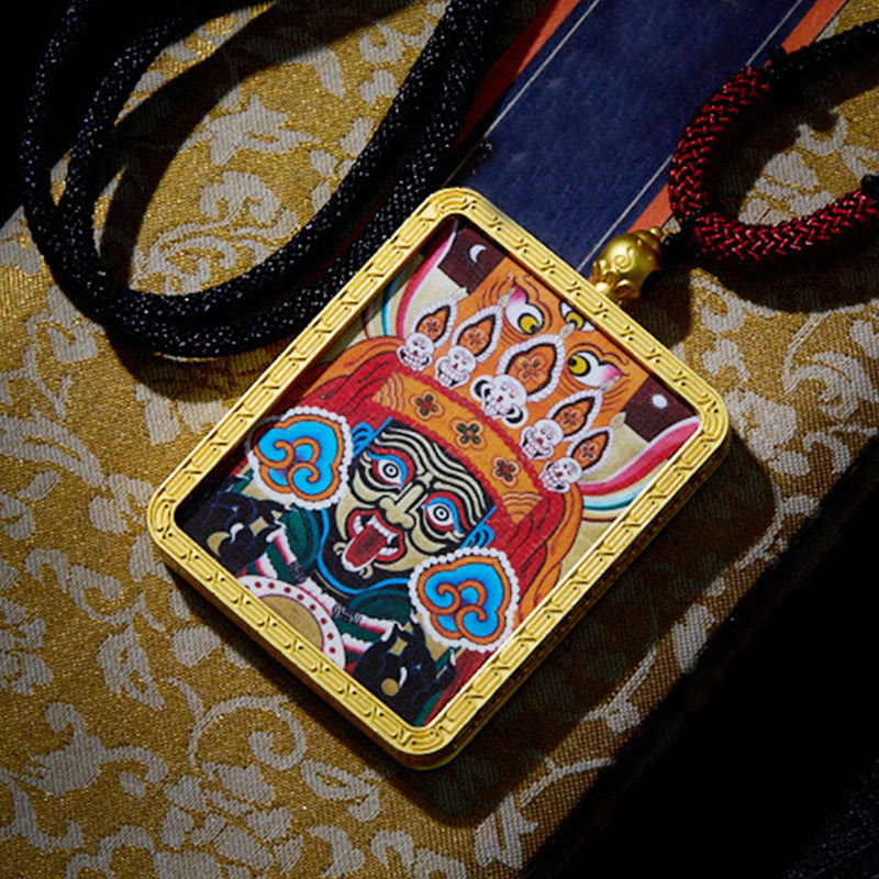 Zakiram Nine-Tailed Fox Spiritual Necklace | Wealth & Protection