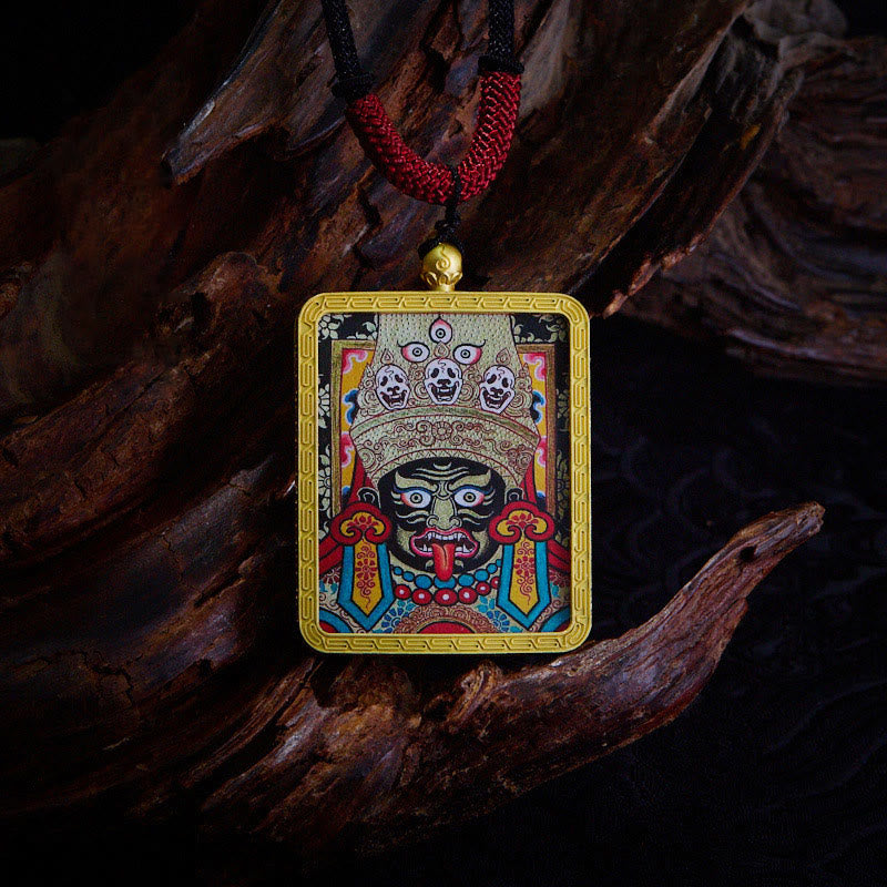 Zakiram Nine-Tailed Fox Spiritual Necklace | Wealth & Protection