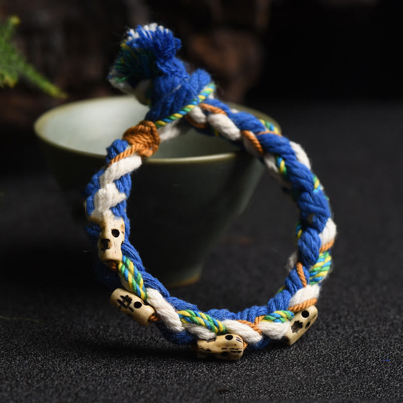 Zakiram Wealth Goddess Red String Bracelet Handcrafted