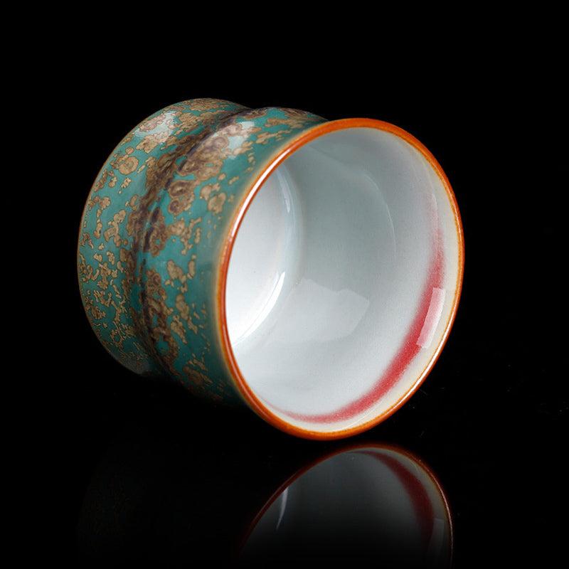 Zen Ceramic Bamboo Teacup 80ml for Kung Fu Tea Rituals