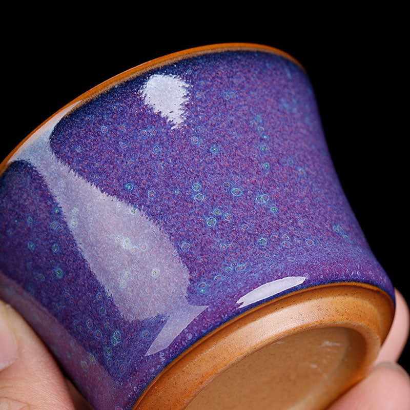 Zen Ceramic Bamboo Teacup 80ml for Kung Fu Tea Rituals