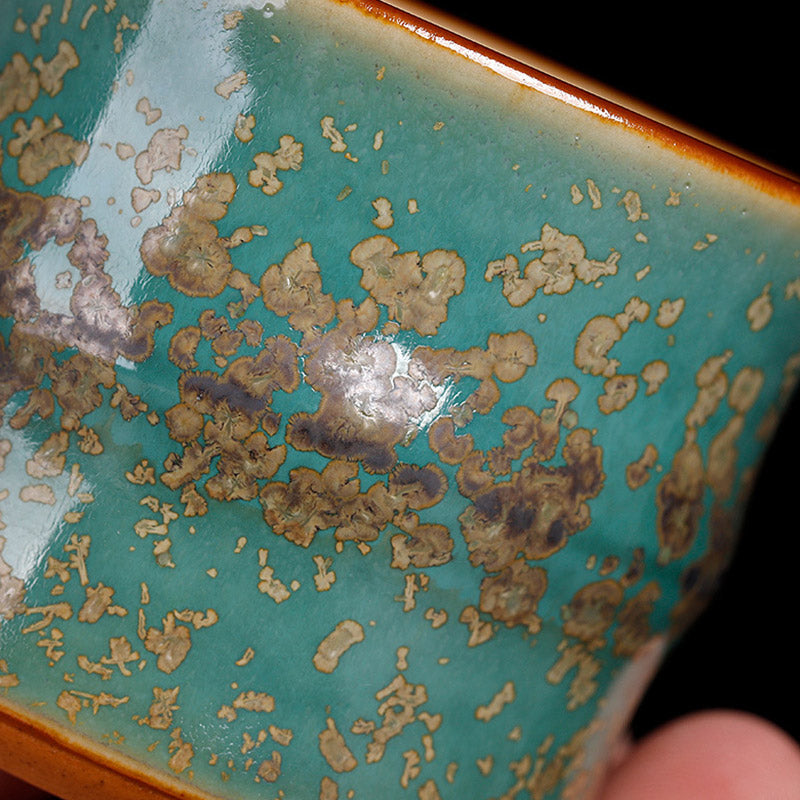 Zen Ceramic Bamboo Teacup 80ml for Kung Fu Tea Rituals