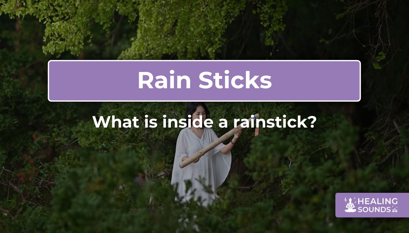 What is inside of a rainstick