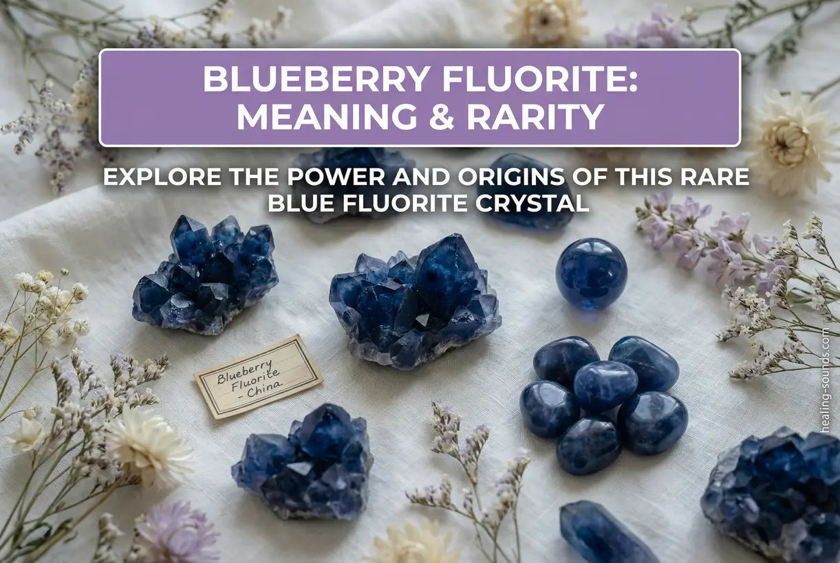 Blue Raspberry Fluoride Blueberry Fluorite Meaning & Properties – Rare Crystal Guide