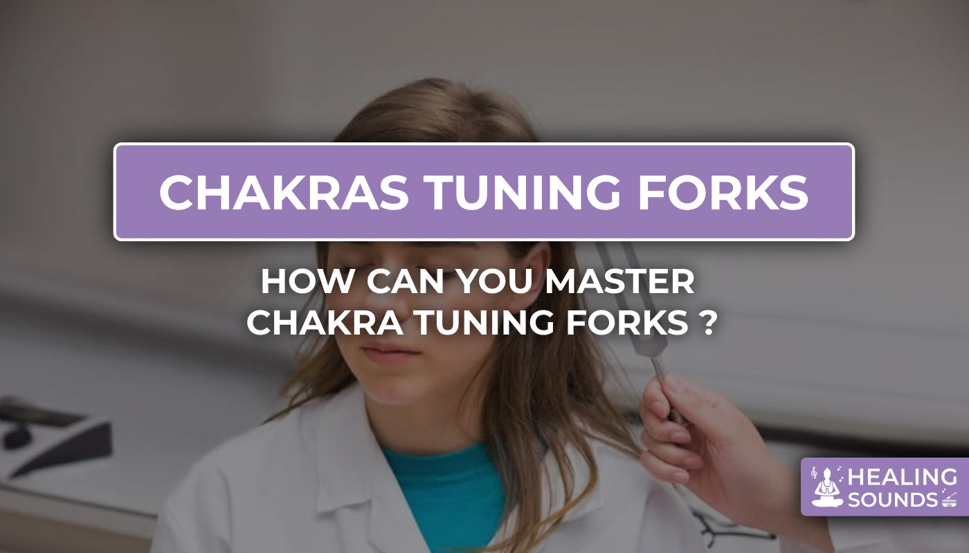 Chakras balancing with tuning forks