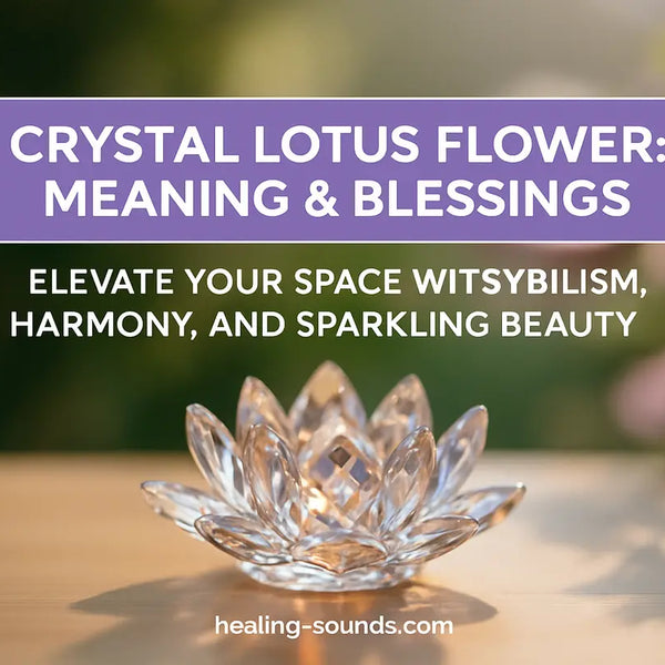 Crystal Lotus Flower: Meaning, Benefits & Feng Shui Decor