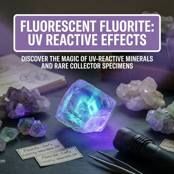 thumbnail image 2 of Genuine UK Fluorite Crystal – Natural, Unpolished UV Fluorescent Specimen 2 of 3