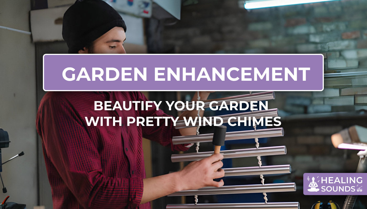 How to decorate garden with pretty wind chimes