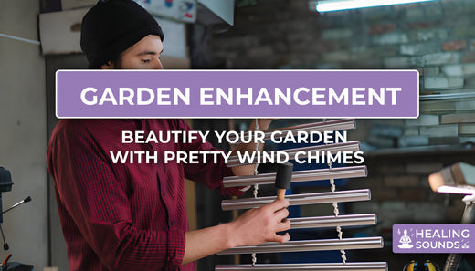 How to decorate garden with pretty wind chimes