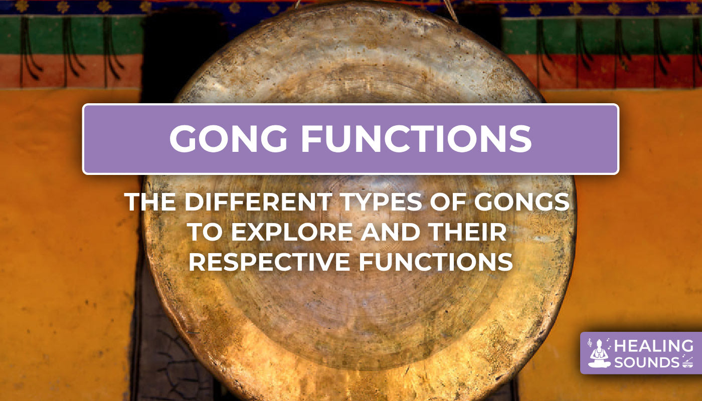 The different types of gongs to explore and their respective functions.