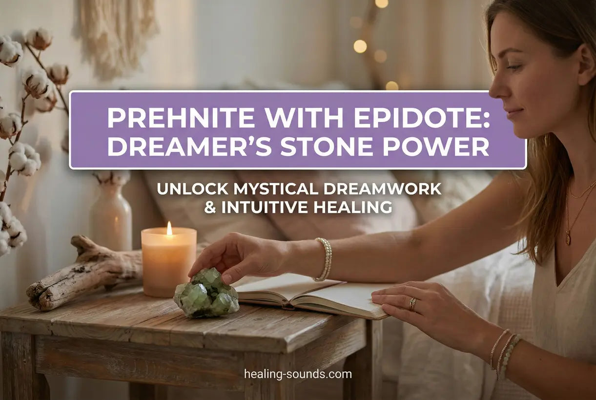 Prehnite with Epidote: Meaning, Dream Uses & Crystal Guide
